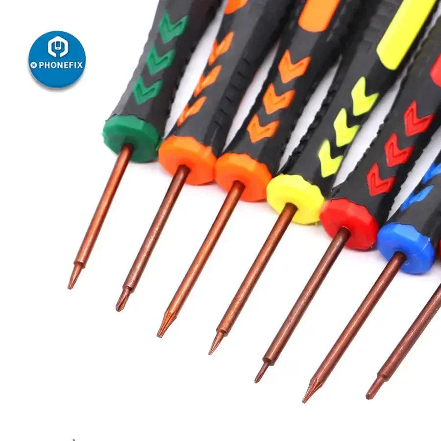 PHONEFIX professional phone repair tools set with precision screwdrivers and opening kits for smartphone repair.