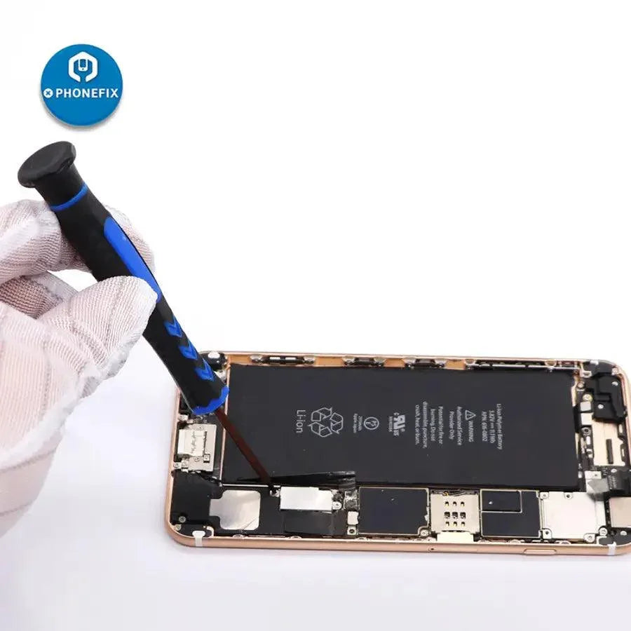 PhoneFix professional phone repair tools with precision screwdrivers and opening kits for smartphone repairs.