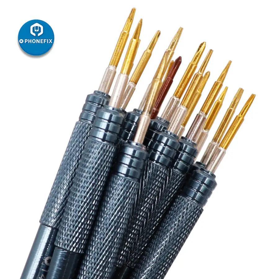 PhoneFix precision T2 Torx screwdriver tool for iPhone repair, part of the phone screwdriver toolkit for electronics repair.