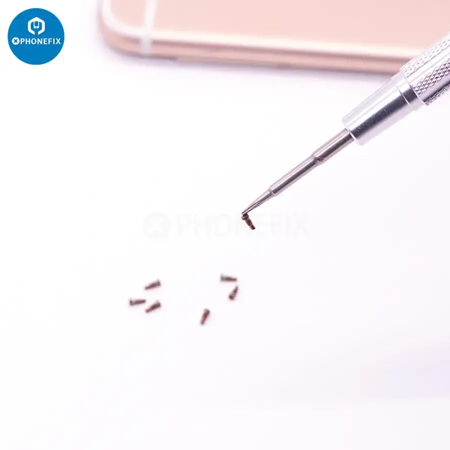 PhoneFix super hard precision screwdriver set for phone and iPad repair, featuring durable screwdriver tools for delicate electronics.