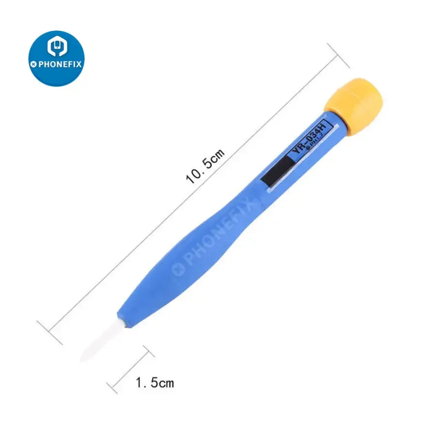 PHONEFIX anti-static screwdriver set with slotted screwdrivers for phone, tablet, and watch repair tools, ideal for electronics maintenance.