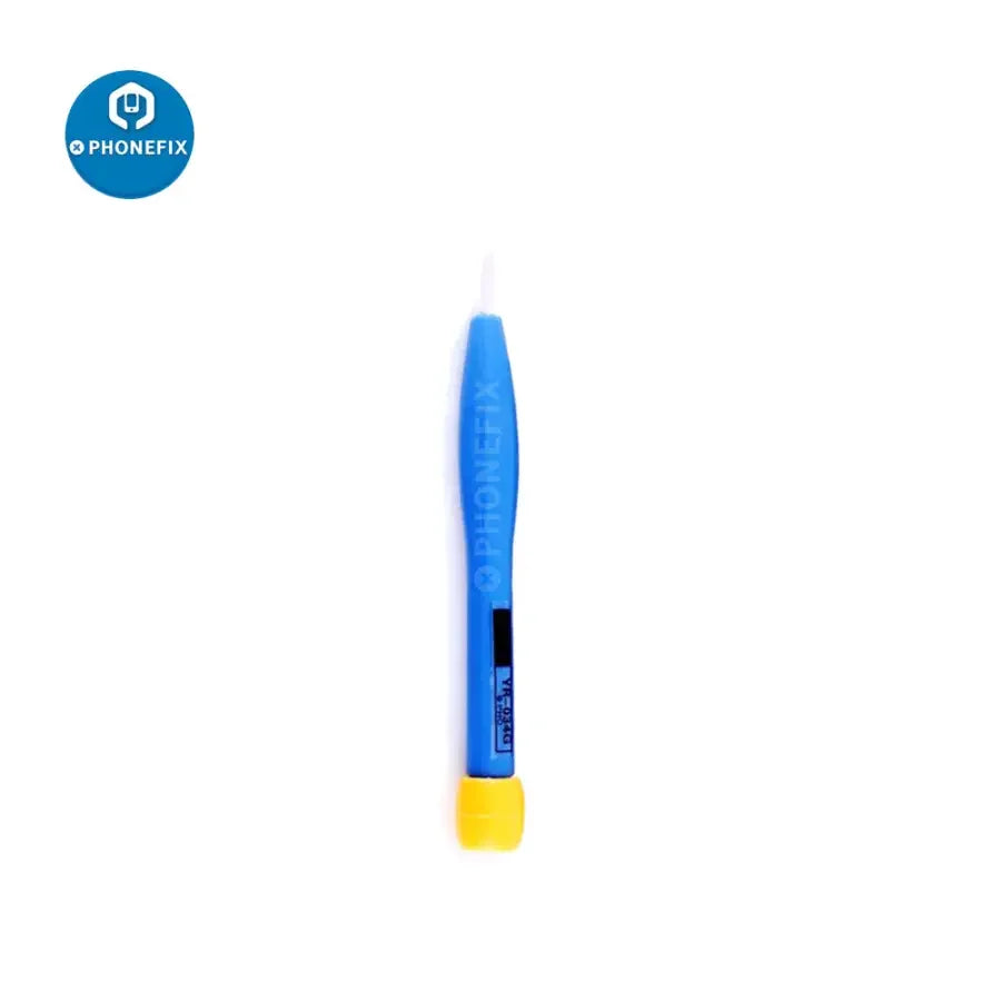 PhoneFix anti-static slotted screwdriver set for phone, tablet, and watch repair tools, featuring precision screwdriver tips.