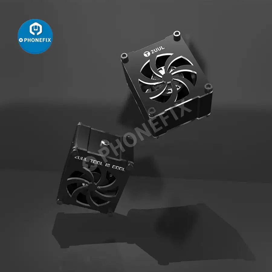 USB mini cooling fan and welding smoke exhaustor by PHONEFIX, compact smoke fume extractor for welding and soldering work.