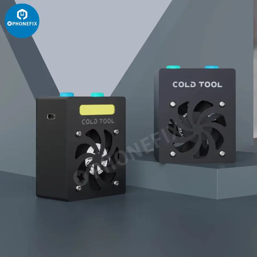 PHONEFIX 2UUL USB Mini Cooling Fan and Welding Smoke Exhaustor for fume extraction, compact and portable design.