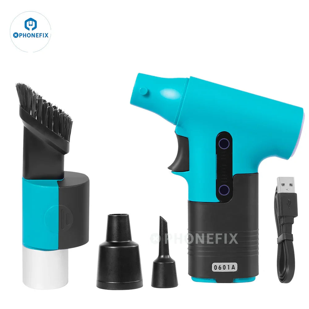 PhoneFix MaAnt BF-1 Blowing Suction Turbine Fan Dust Cleaner Gun for smoke and fume extraction with powerful air flow.