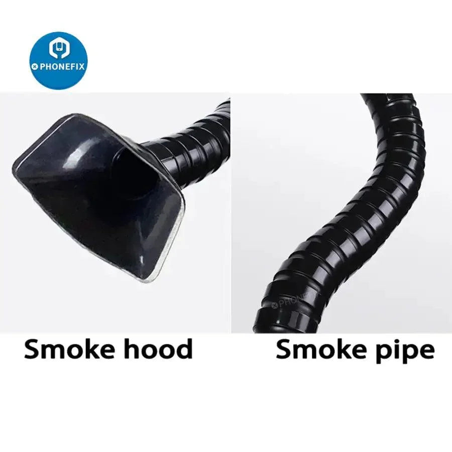 PhoneFIX TBK Fume Extractor for soldering and laser engraving, compact smoke and air cleaner with box, 110V.