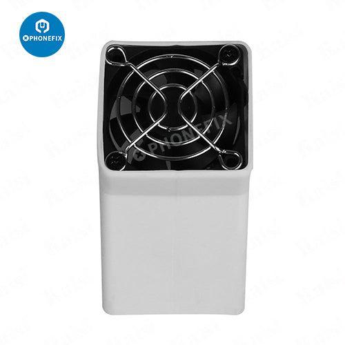 Kaisi Mini Microscope Exhaust Fan by PHONEFIX, soldering smoke fume extractor with compact design for removing soldering fumes.