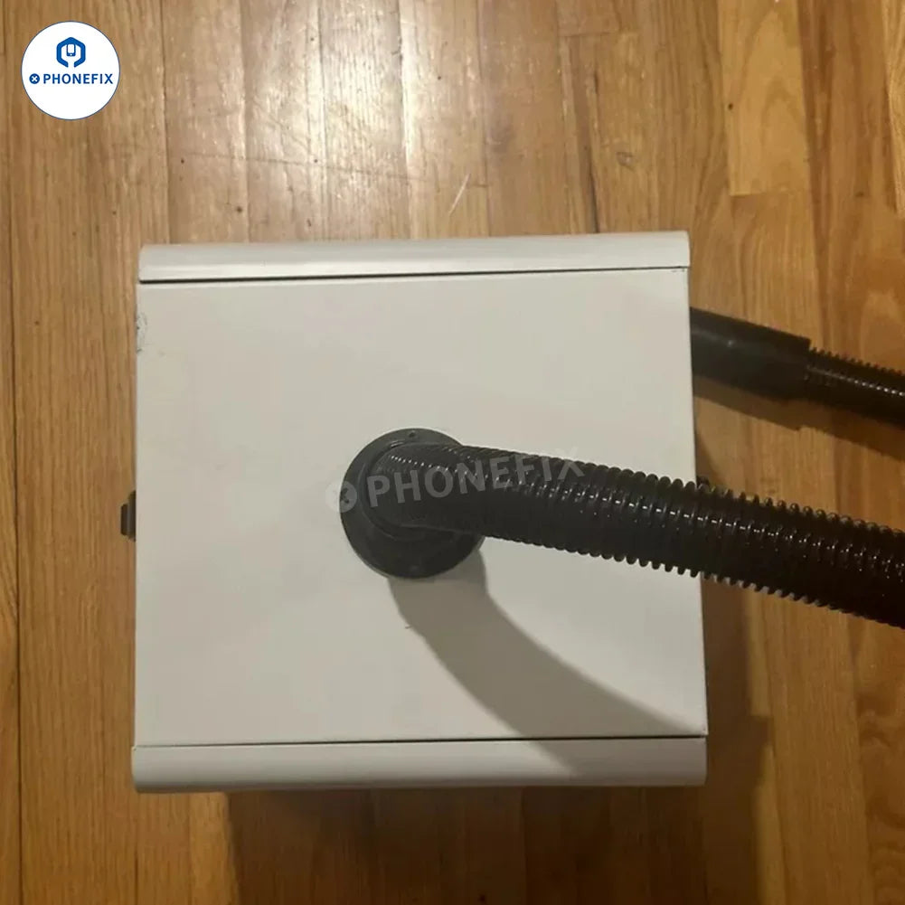 PhoneFIX NASAN NA-A1 Laser Fume Extractor Air Purifier with dust cover, designed for smoke and fume extraction, 110V model.