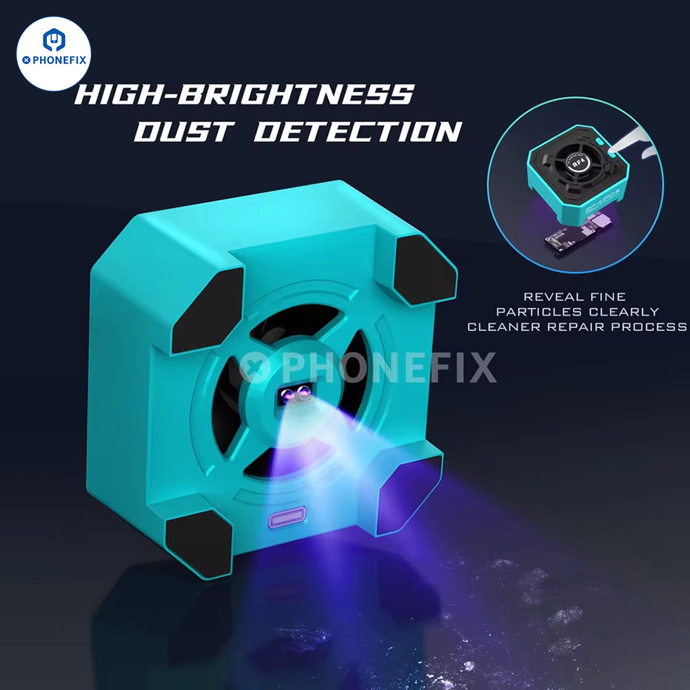 RF4 RF-SF4/UFO Smoke Exhaust fan for phone PCB soldering and repair, compact smoke fume extractor from PHONEFIX.