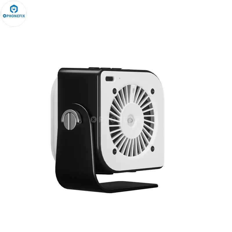 PhoneFix TBK-F001 smoking cooling fan with UV curing lamp, smoke fume extractor for efficient ventilation and smoke removal.
