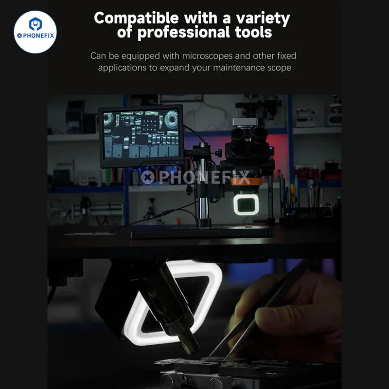 PHONEFIX TBK-F001 smoking cooling fan with UV curing lamp, smoke fume extractor for efficient vapor removal and air purification.