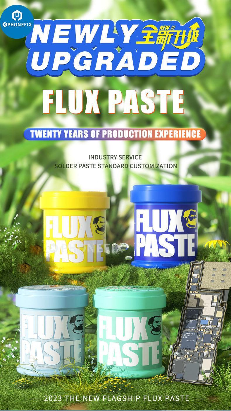 PhoneFix UV223/559 lead-free solder paste flux welding oil in a small container, ready for electronics soldering and welding applications.