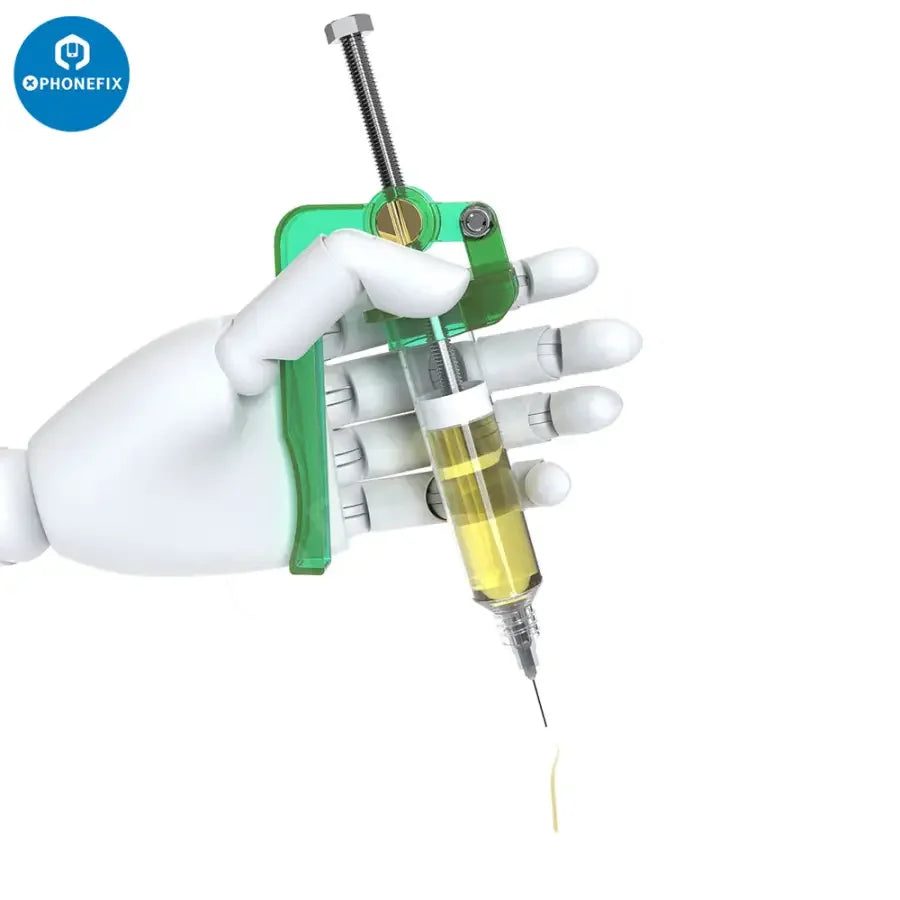 PhoneFix 2UUL SC03 TubeMate syringe with Flux Paste, solder paste push rod for precise electronic soldering and rework.