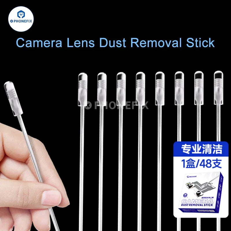 PHONEFIX Mechanic CD48 UV camera repair glue and dust removal stick, solder paste tool for cleaning and repairs.