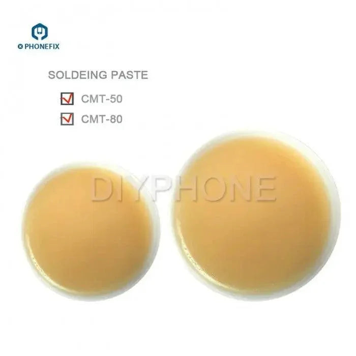 Phonefix CMT-50 Advanced Environmental Rosin Soldering Flux Paste for precise electronic soldering and flux application.