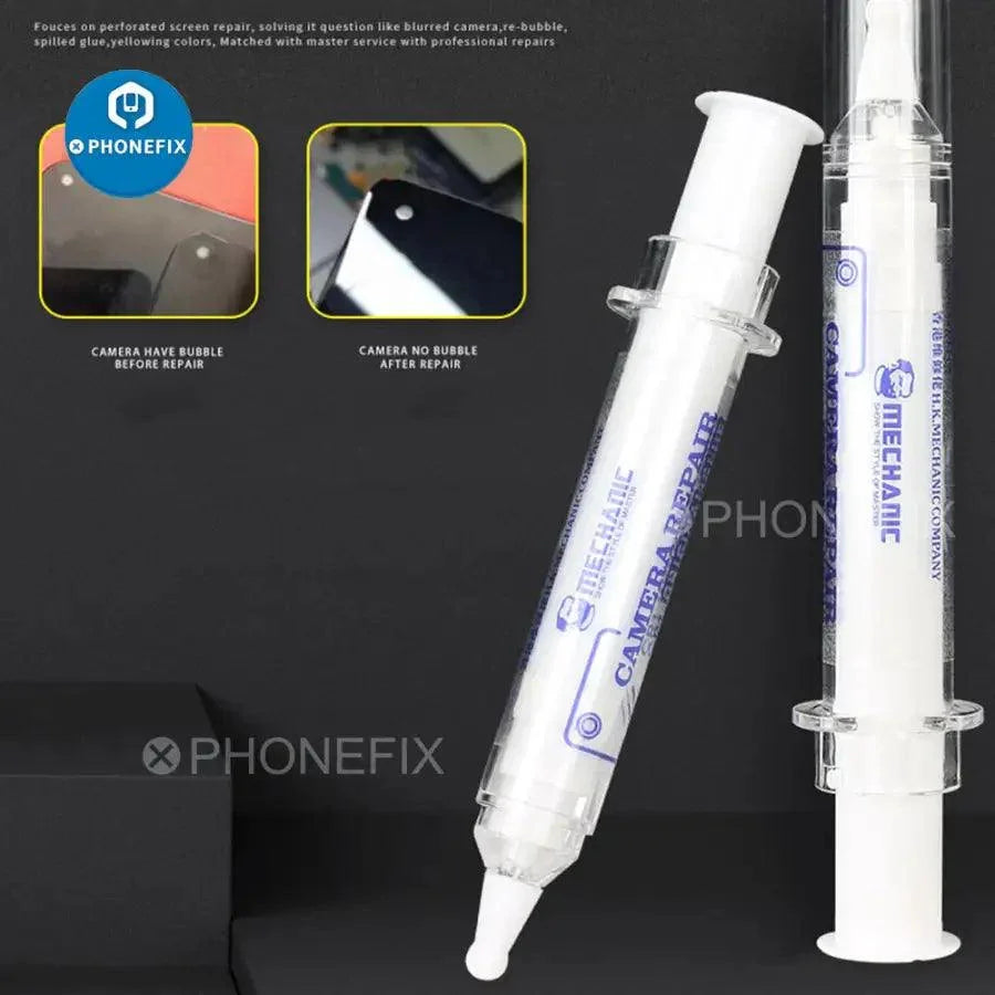 PHONEFIX Mechanic CR1 phone camera LCD screen repair glue, fast bonding solder paste for phone screen repairs.