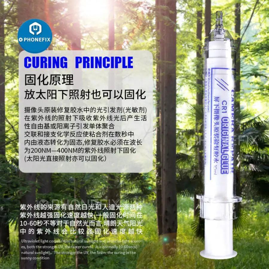PhoneFix Mechanic CR1 phone camera LCD screen repair glue, fast bonding solder paste for phone screen assembly and repair.