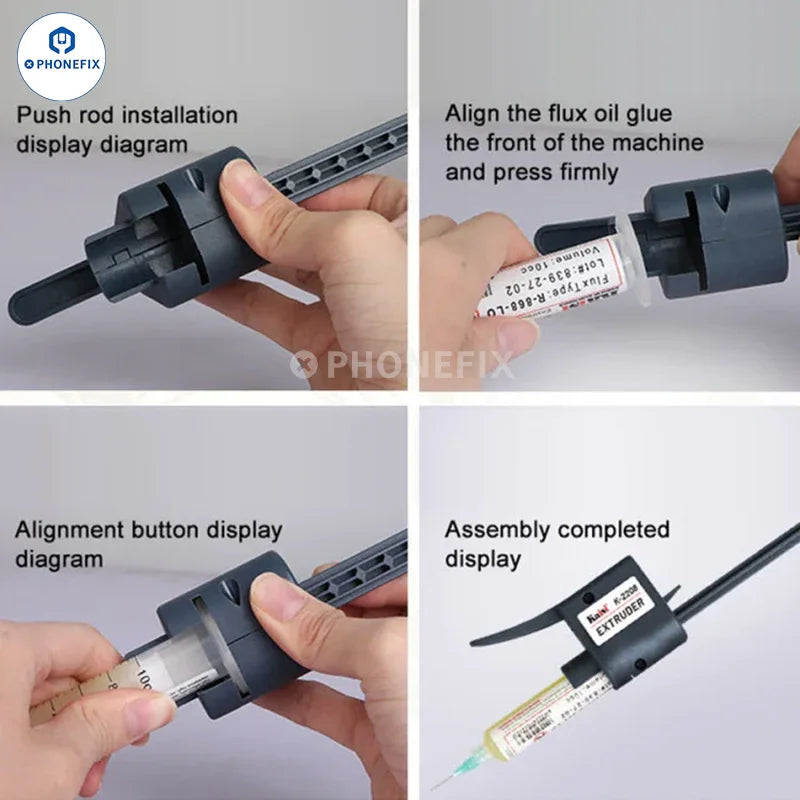 Kaisi K-2208 solder paste extruder booster manual glue gun for precise application of solder paste by PHONEFIX