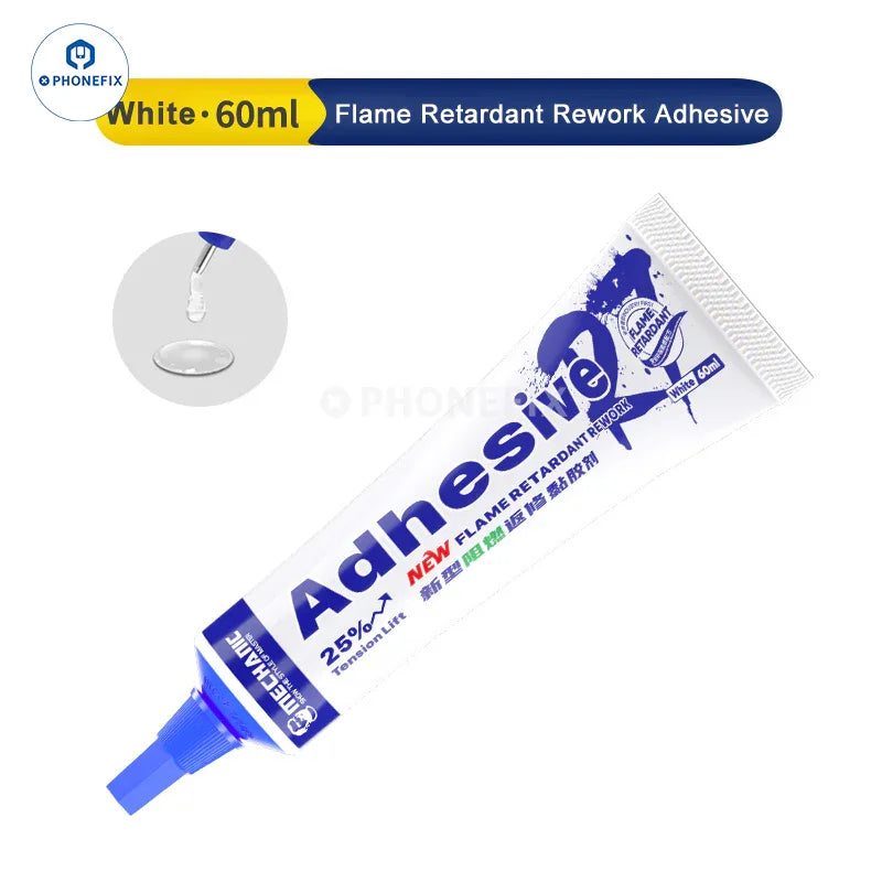 PhoneFix Mechanic R7 phone frame screen bracket back glass adhesive glue, 60ml solder paste for phone repair.