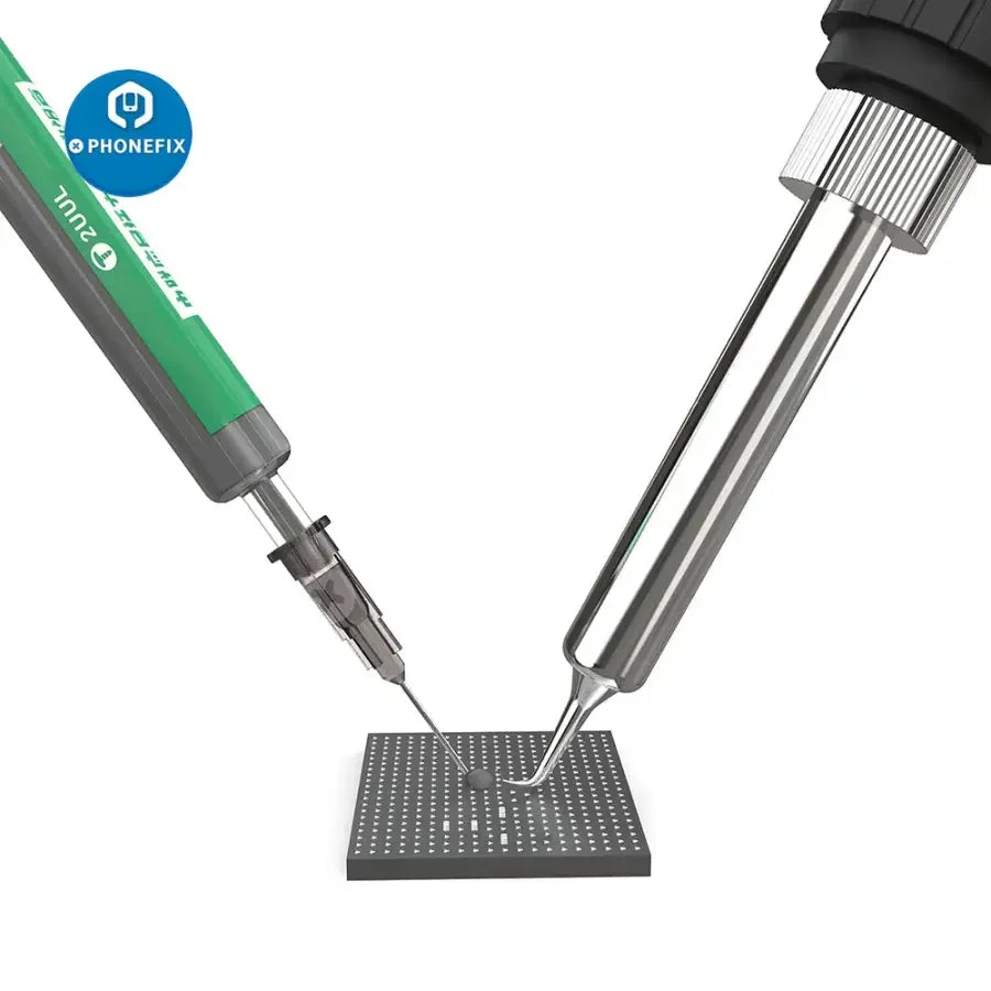 PHONEFIX Nano Solder Paste for FPC Dock Connectors, desoldering flux for phone repair and circuit board soldering.