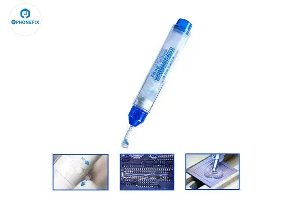 PhoneFix MECHANIC 10CC SD360 Max solder flux set with push rod, featuring solder paste in a compact container for electronic repairs.