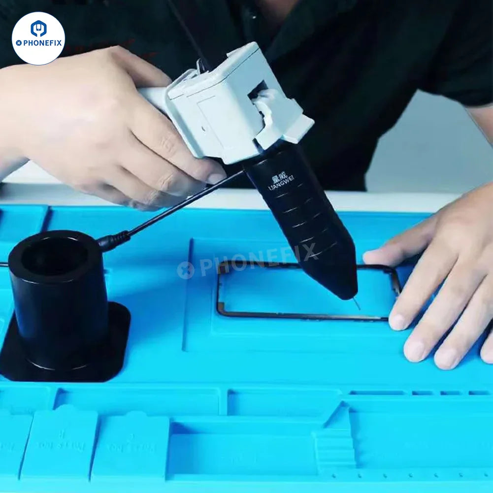 PHONEFIX T3 Instant Dissolver solder paste dispenser for iPhone screen bezel frame back cover glue application, precision tool for repairs