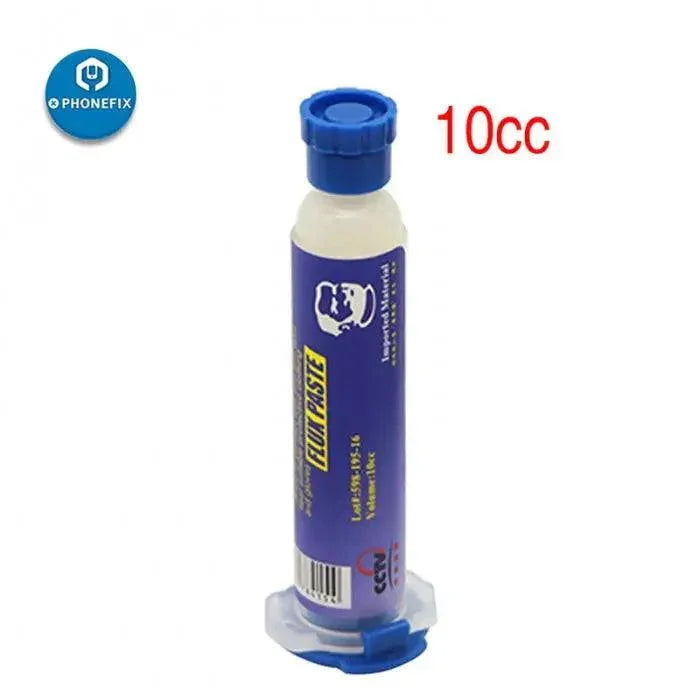 PhoneFix mechanic solder paste UV223 UV559 no-clean flux applied on electronic components, 10cc 100g solder paste for electronics repair.