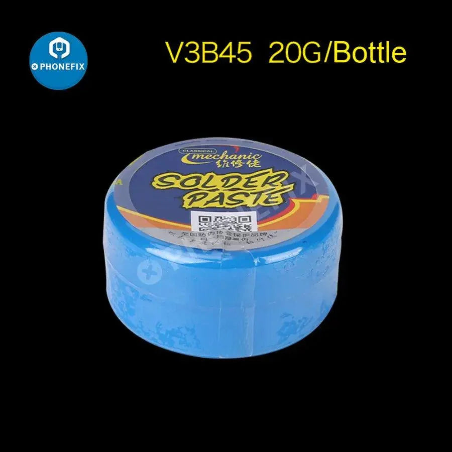 PhoneFix mechanic low-temperature BGA solder paste, 138℃ soldering tin cream for precise electronics repair.