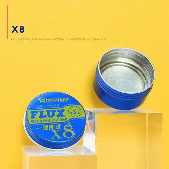 Phonefix Mechanic X6 X8 X9 rosin flux solder paste, 20g for soldering iron, used for electronic assembly and repair.