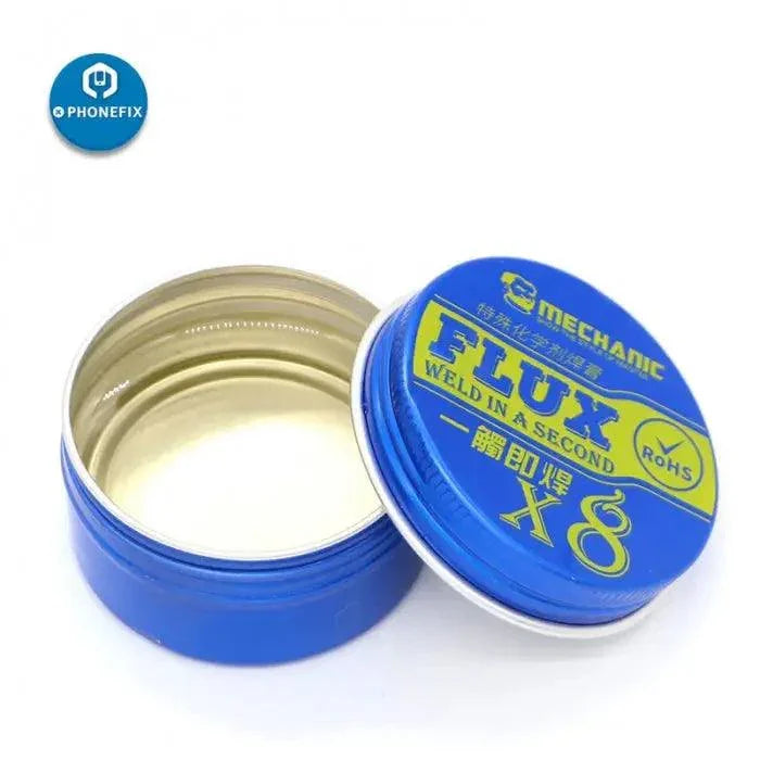 Phonefix Mechanic X6 X8 X9 rosin flux soldering iron paste, 20g, used for soldering and electrical repairs.