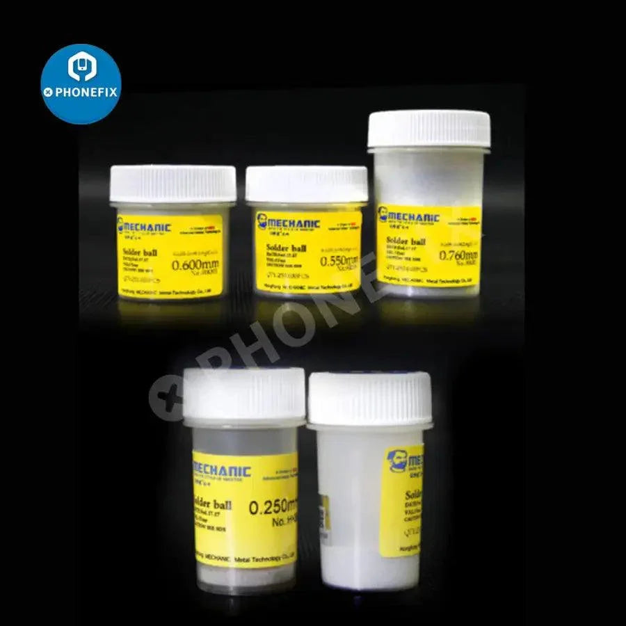 PhoneFix BGA solder balls motherboard repair tool for XZ25/XZW25 models, used for precise solder paste application in electronics repair.
