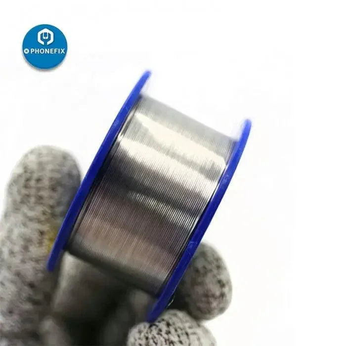Mechanic SX-862 dual core tin solder wire for electrical board soldering, rosin core, PHONEFIX brand, thin metallic wire for electronics.