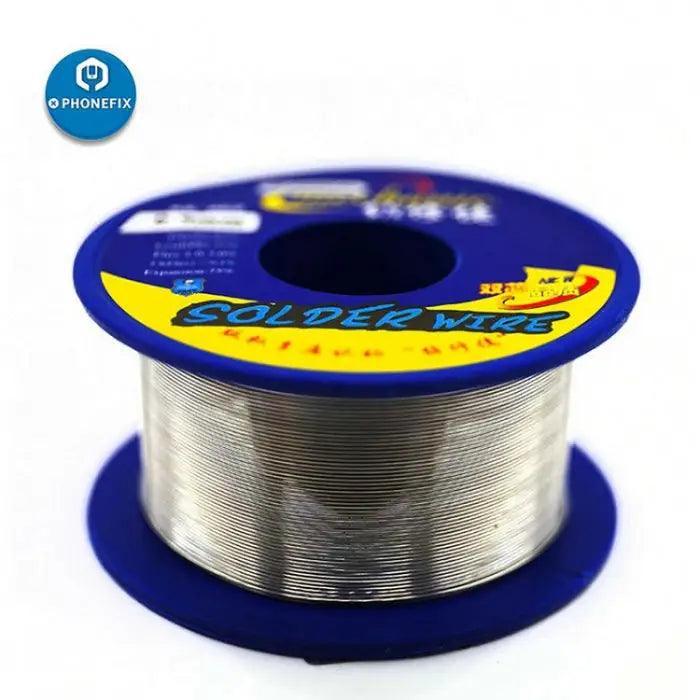 Mechanic SX-862 dual core tin solder wire for electrical board soldering, rosin core, PHONEFIX brand.