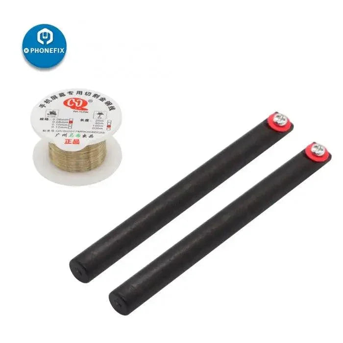 PhoneFix alloy steel cutting wire, 0.08mm solder wire for phone glass and LCD screen separation.