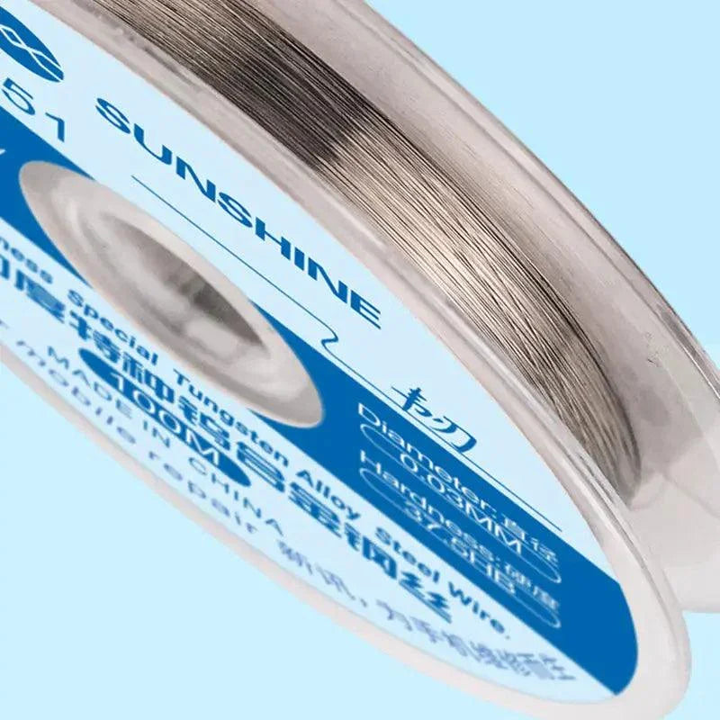 Fil de soudure pour séparation d'écran LCD PhoneFix Sunshine SS-051, fil d'acier ultrafin de 0.03 mm pour une réparation précise d'écran de téléphone.