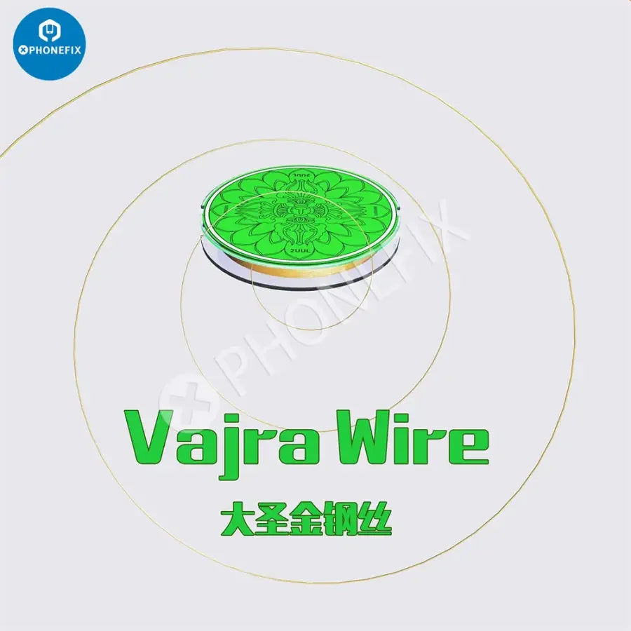 PHONEFIX 2UUL Vajra Solder Wire for phone repair, 0.035mm screen separation wire, thin and durable for precise repairs.