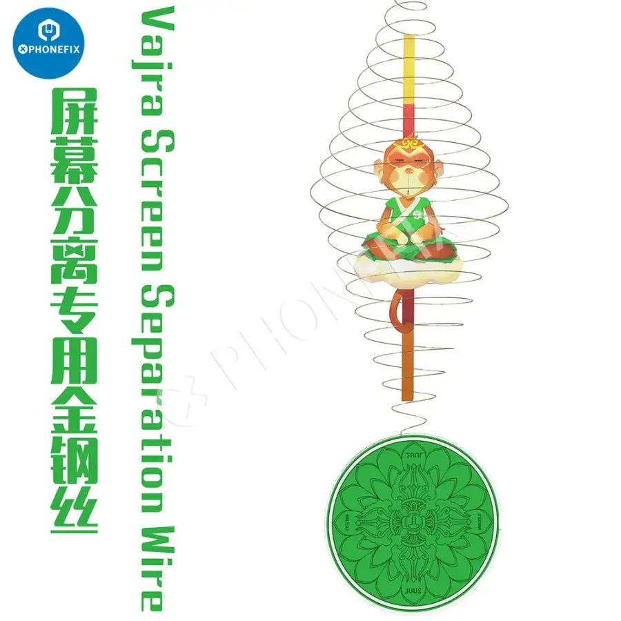PHONEFIX 2UUL Vajra screen separation solder wire, 0.035mm diamond wire for phone repair and screen separation tasks.