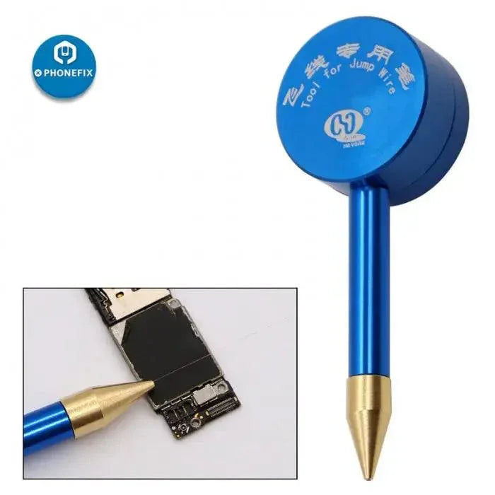 PhoneFIX BGA Jumper Wire Pen with 0.02mm solder line for precision PCB soldering and rework.