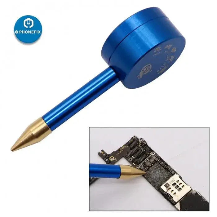 PHONEFIX BGA Jumper Wire Pen with 0.02mm solder line for PCB soldering, featuring fine solder wire for precise electronics repairs.