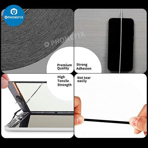 Ruban adhésif PHONEFIX pour écran tactile LCD, idéal pour la réparation des caméras de téléphones, tablettes et ordinateurs portables, avec fil de soudure pour une fixation sécurisée.