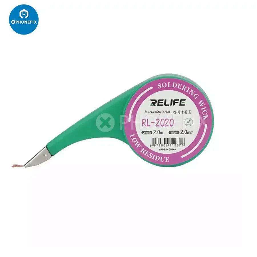 Phonefix Relife No-Clean Desoldering Wick for Soldering, solder wire for removing solder from electronic components.