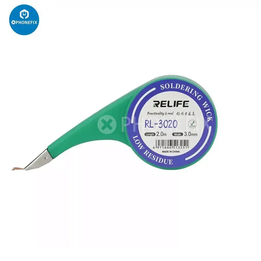 PhoneFix No-Clean Desoldering Wick for Soldering, a thin copper wire used for removing solder from electronic components.