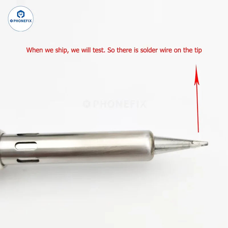 PhoneFix ATTEN digital electric soldering iron ST-2065D, ST-2080D, or ST-2150D with ergonomic handle and adjustable temperature control.