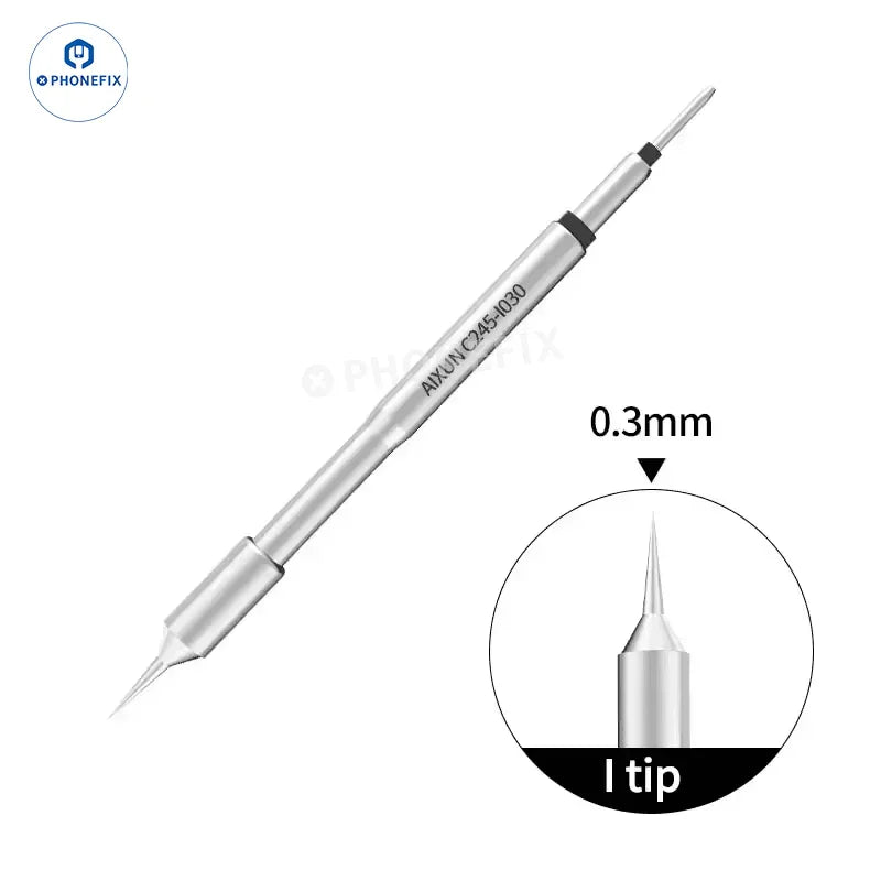 JBC C245 soldering iron tip for JBC I2C soldering station, shown on a white background.