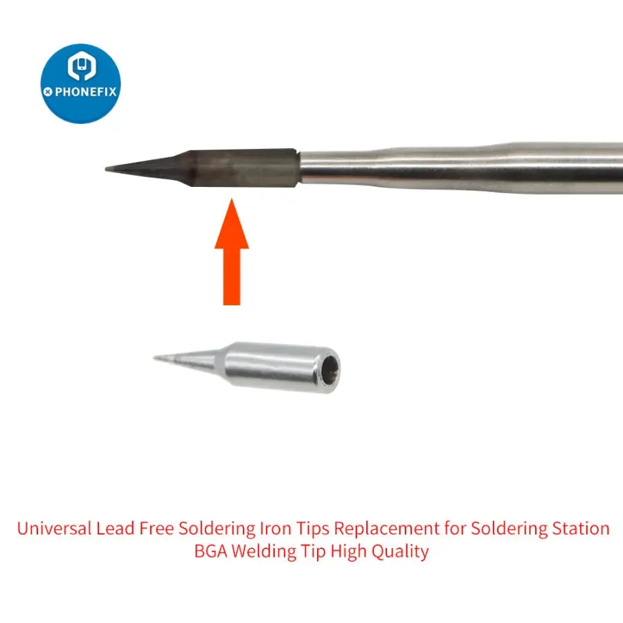 Replaceable JBC C115/210/245 soldering iron tip by PHONEFIX, designed for precise welding and soldering tasks.