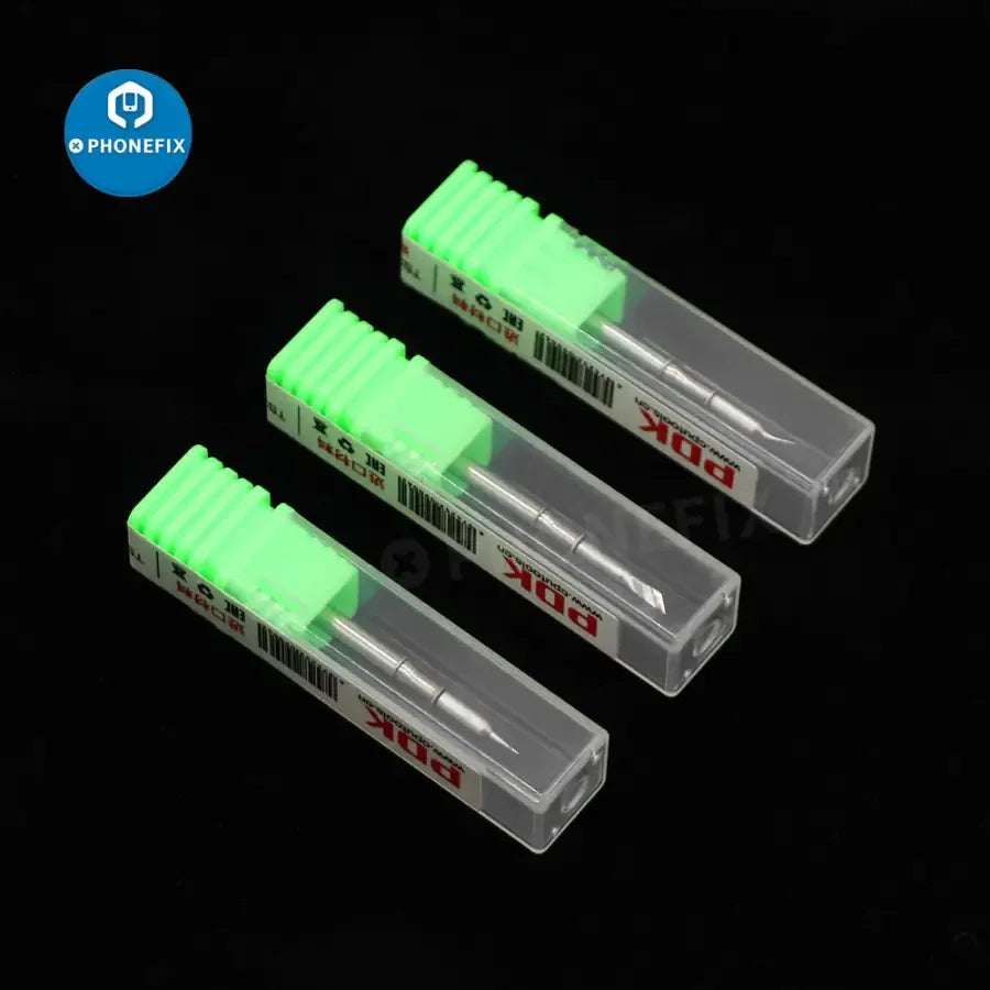 PhoneFix PDK C115 soldering iron tip for JBC I2C station, sharp, imported from Spain, ideal for precise soldering tasks.