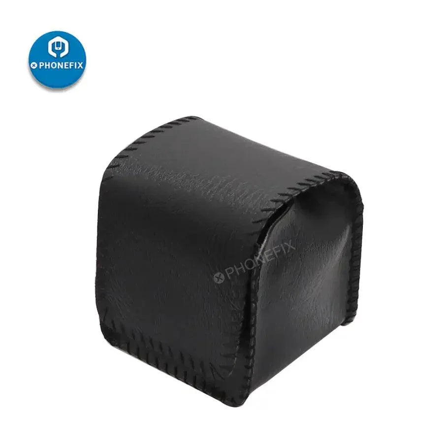 PHONEFIX 30X loupe magnifier with 6 LED lights, soldering magnifying glass for motherboard repair and detailed electronic work.