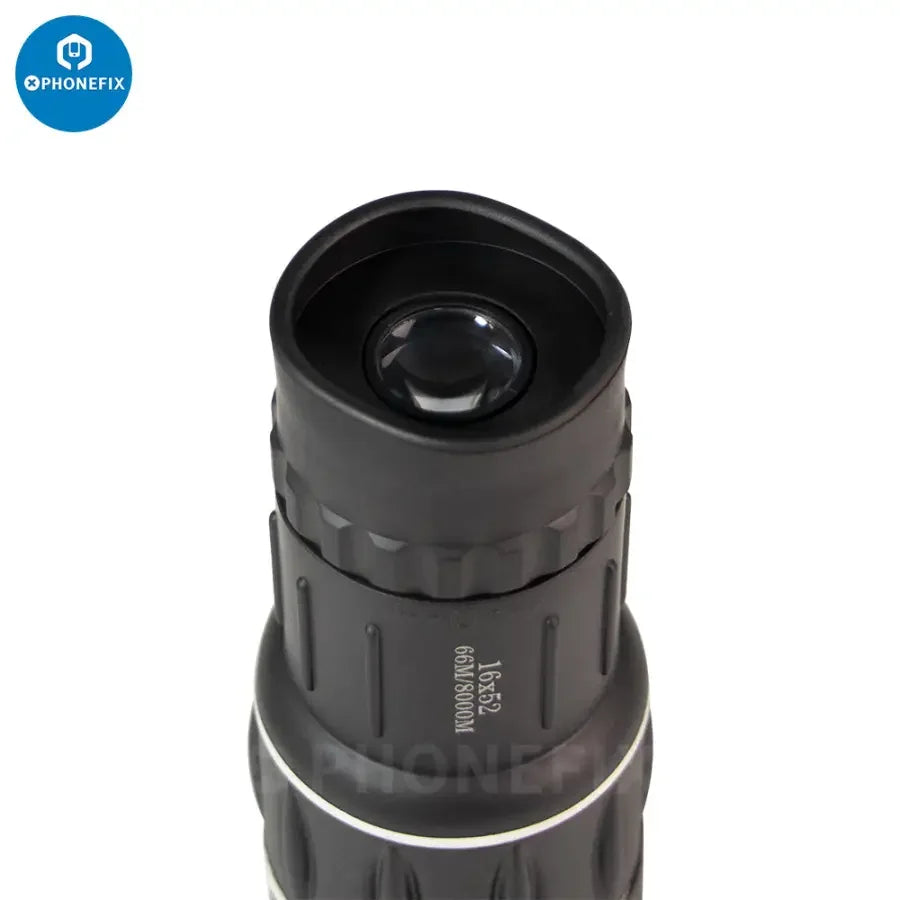 16X52 Dual Focus Zoom Monocular Telescope 66M 8000M HD Scope