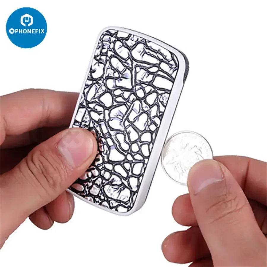 PHONEFIX soldering magnifying glass with 30x, 60x, 90x optical lenses, jewelry loupe for detailed inspection and precision work.