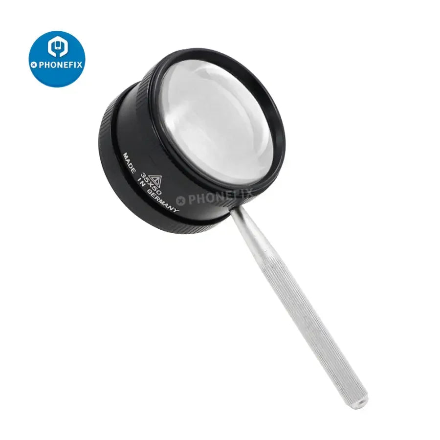 35x zinc alloy portable loupe magnifier for reading and phone repair, compact soldering magnifying glass by PHONEFIX.